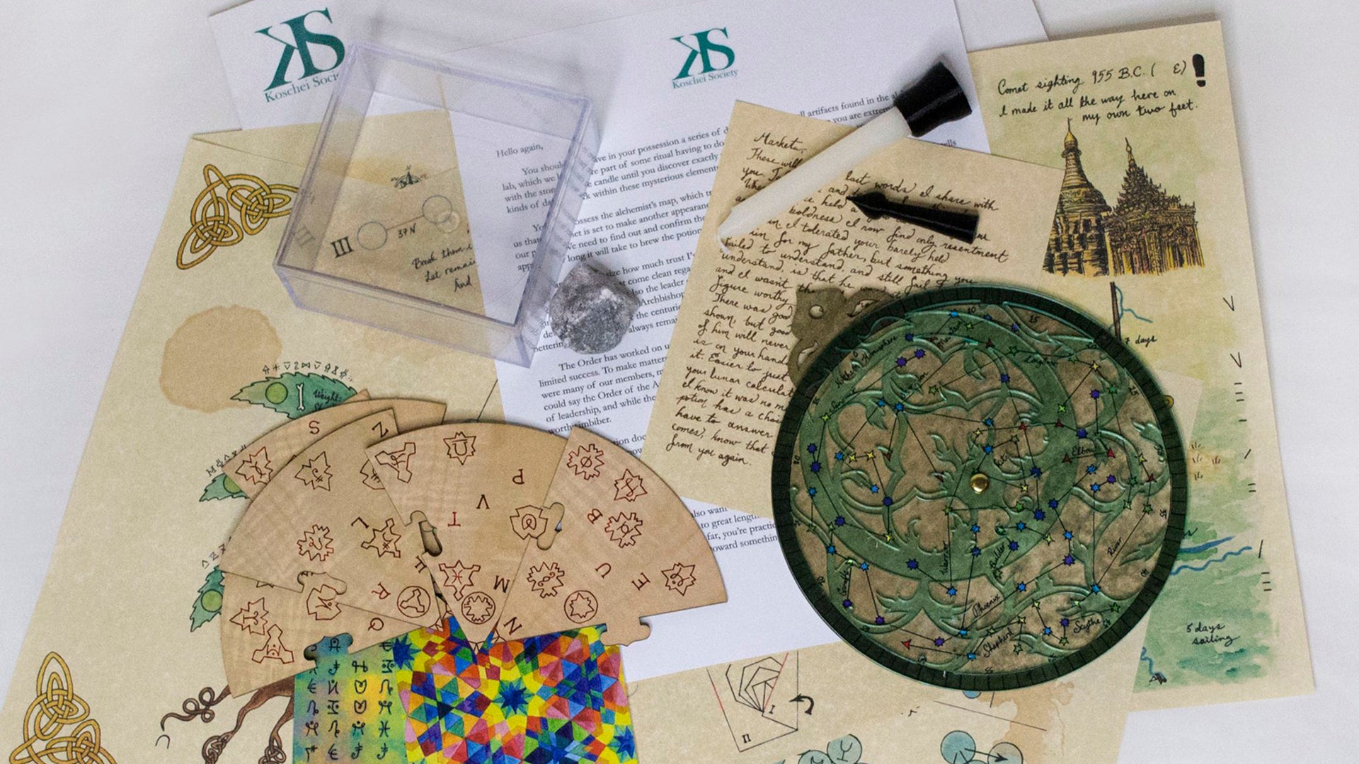 The Emerald Flame is an escape room, chooseyourownadventure book and